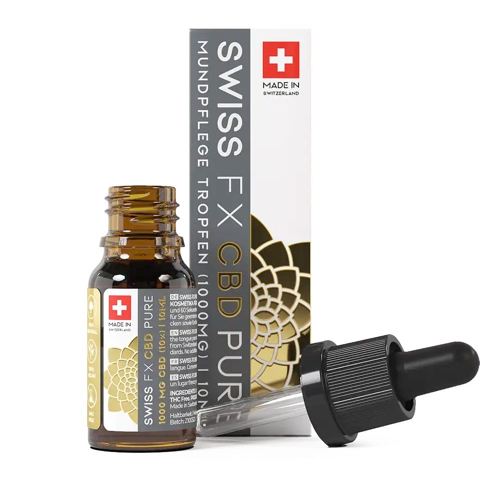 Swiss FX – THC frei CBD Öl 10 % (1.000 mg) 10ml