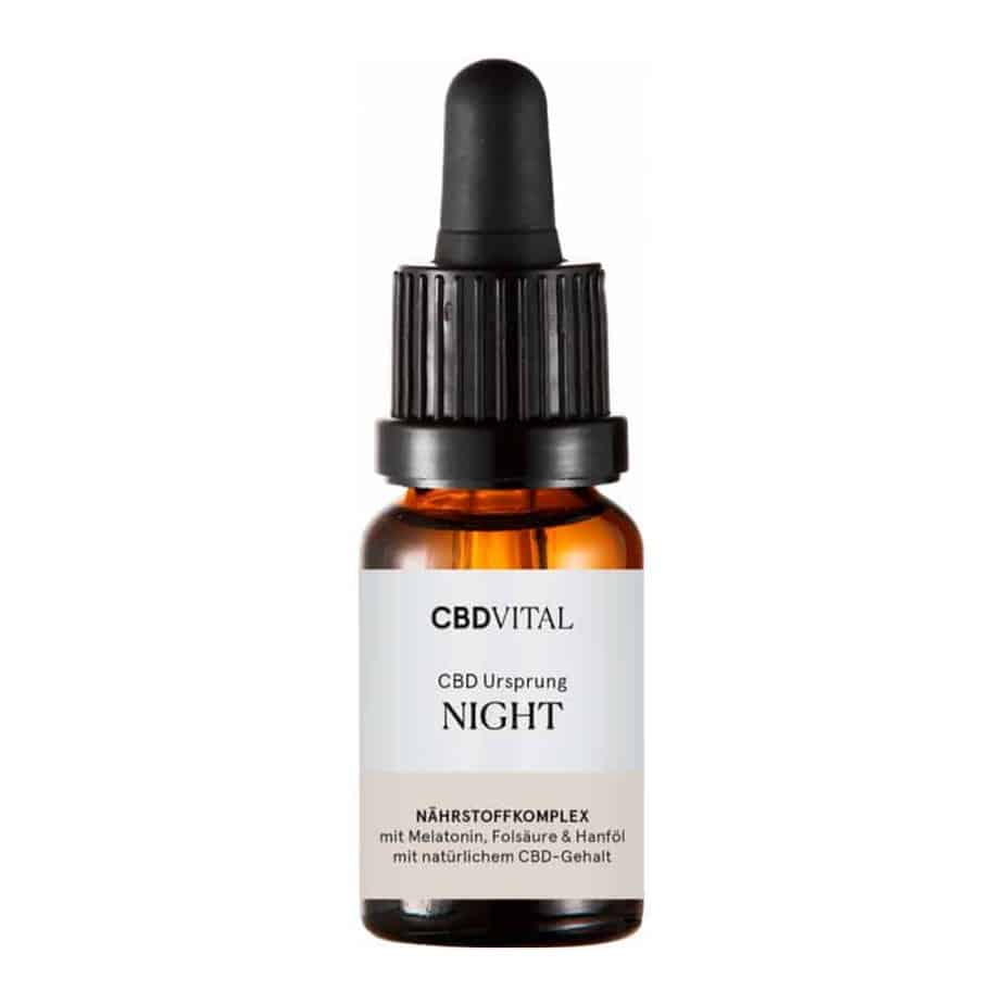 CBD VITAL - Ursprung NIGHT - CBD Öl 3,6% (360mg) - 15ml Produktcover