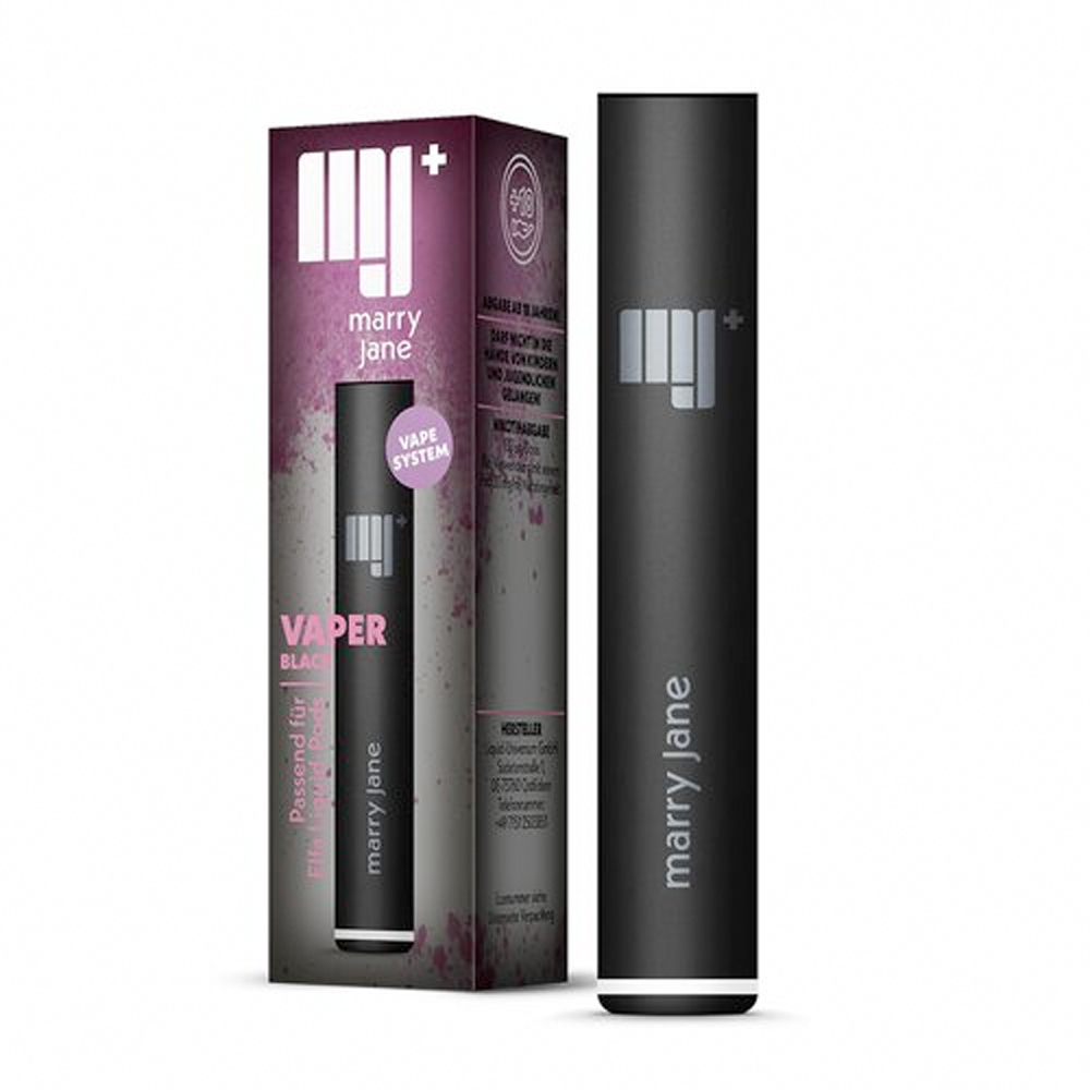 Marry Jane Vape Pen Schwarz- kompatibel mit Elfa Liquids Pods Produktcover