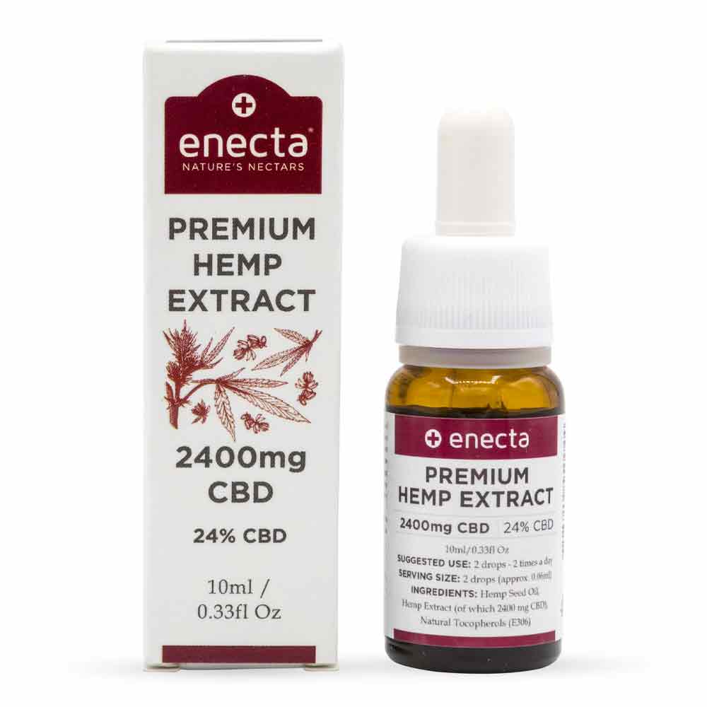 Enecta Premium Hemp Extract CBD Öl 24% (2.400mg) – 10ml Produktcover