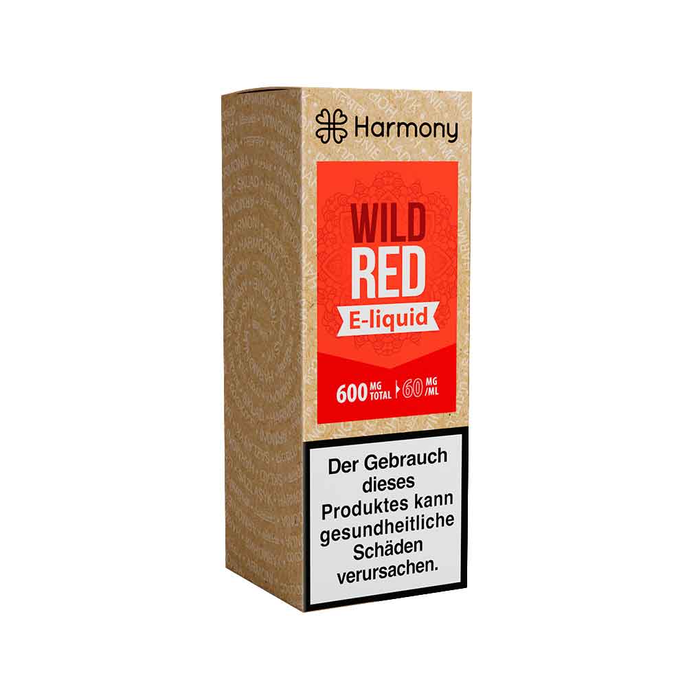 Harmony Wild Red - CBD E-Liquid 6% (600mg) - 10ml Produktcover