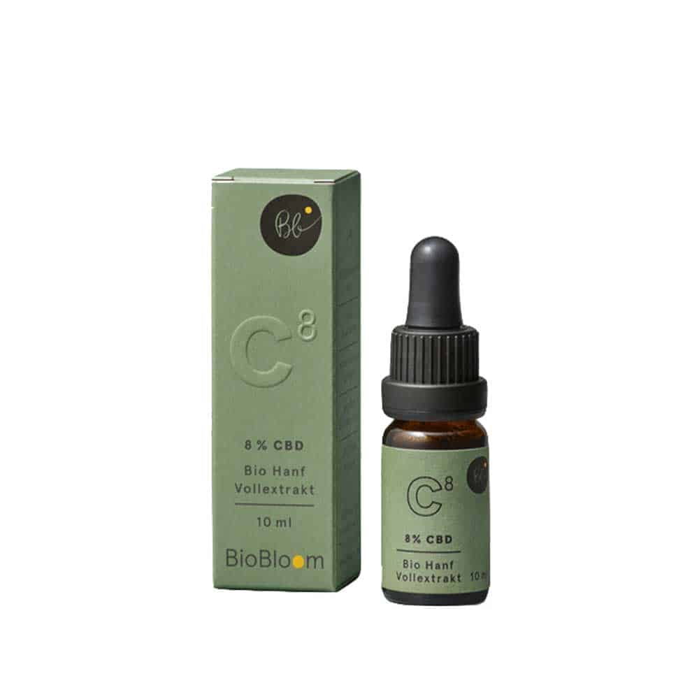 BioBloom - Bio CBD Öl 8% (800mg) - 10ml Produktcover