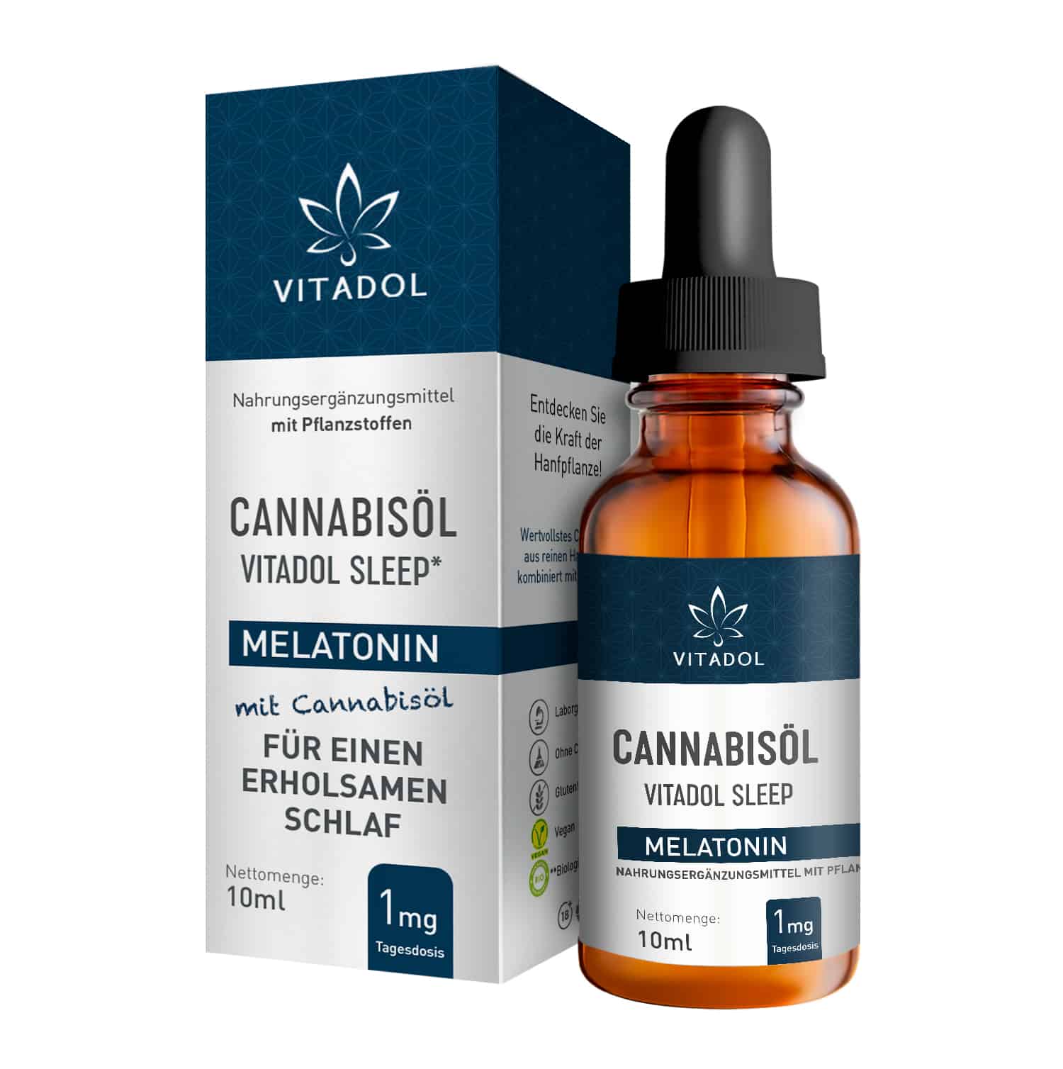 Vitadol Sleep Cannabisöl mit Melatonin 10ml Produktcover