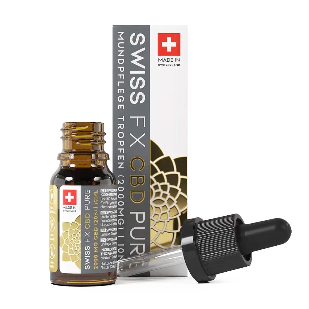 Swiss FX – THC frei CBD Öl 10 % (1.000 mg) 10ml