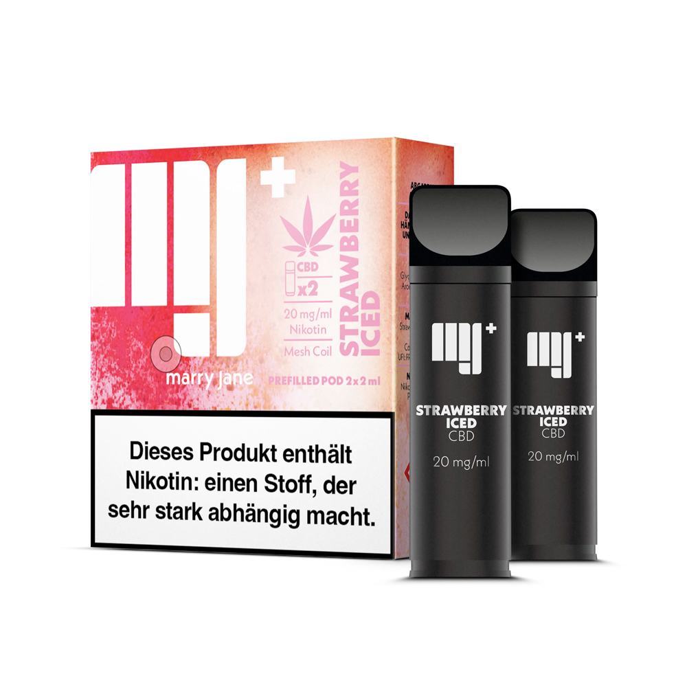 Marry Jane - Strawberry Iced Pod - kompatibel mit Elfbar ELFA Produktcover