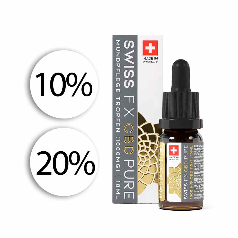 Swiss FX – THC frei CBD Öl 10 % (1.000 mg) 10ml Produktcover