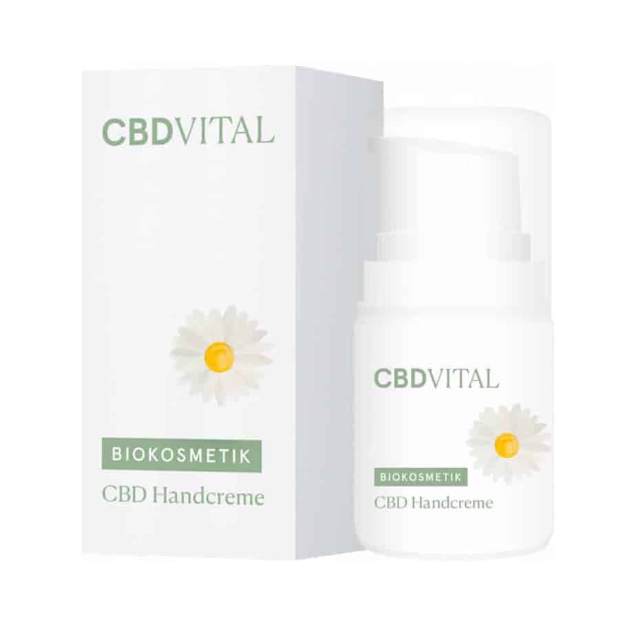 CBD VITAL - CBD Handcreme - CBD Creme mit 1% (100mg) CBD - 50ml Produktcover