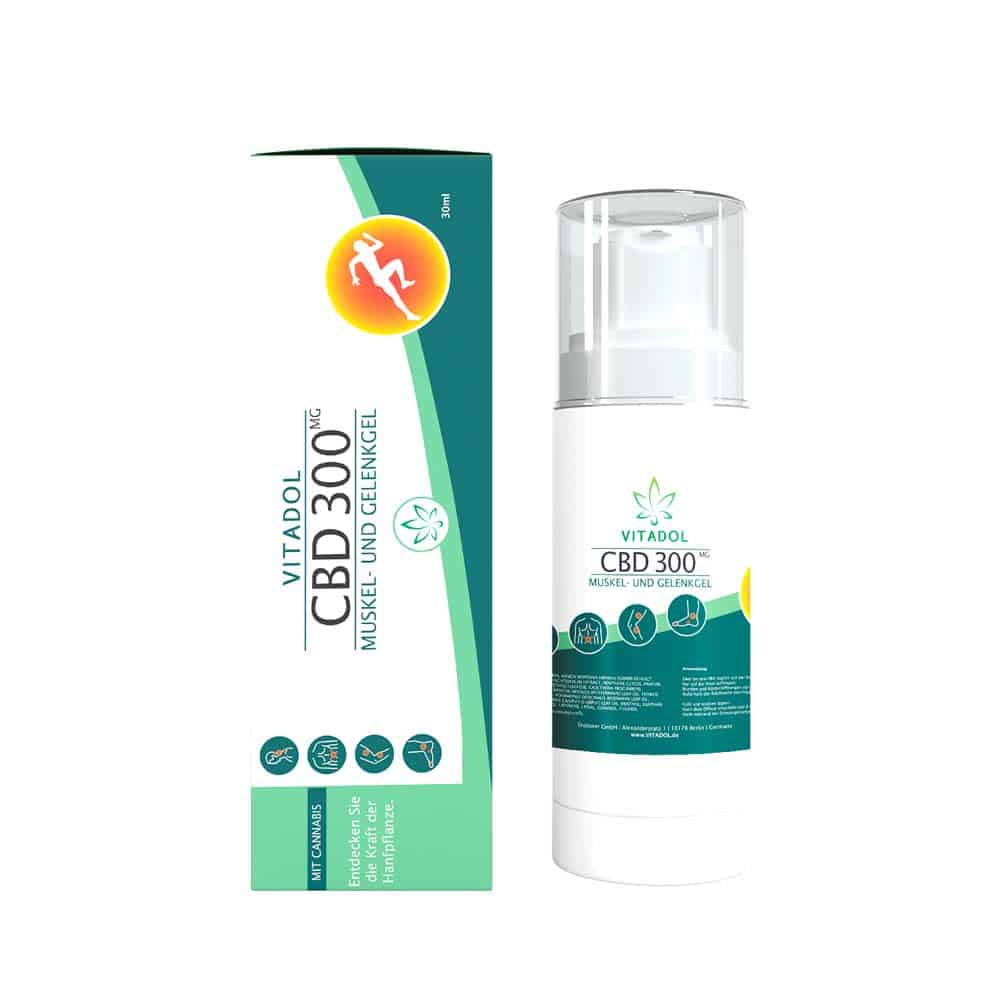 Vitadol CBD 300 Muskel- und Gelenkgel – 30ml - 300mg CBD Produktcover