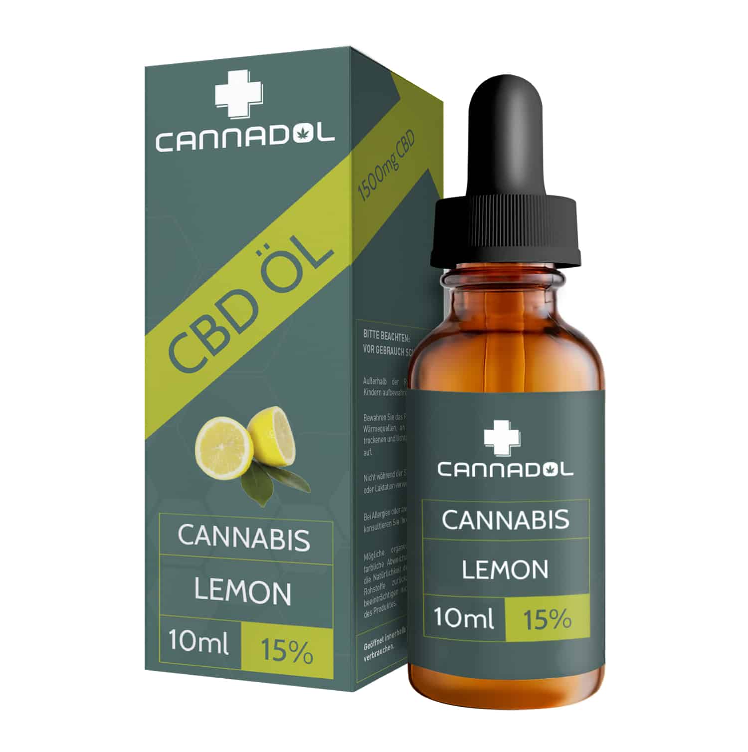 Cannadol Lemon CBD Öl Vollspektrum 15% (1.500mg) – 10ml Produktcover
