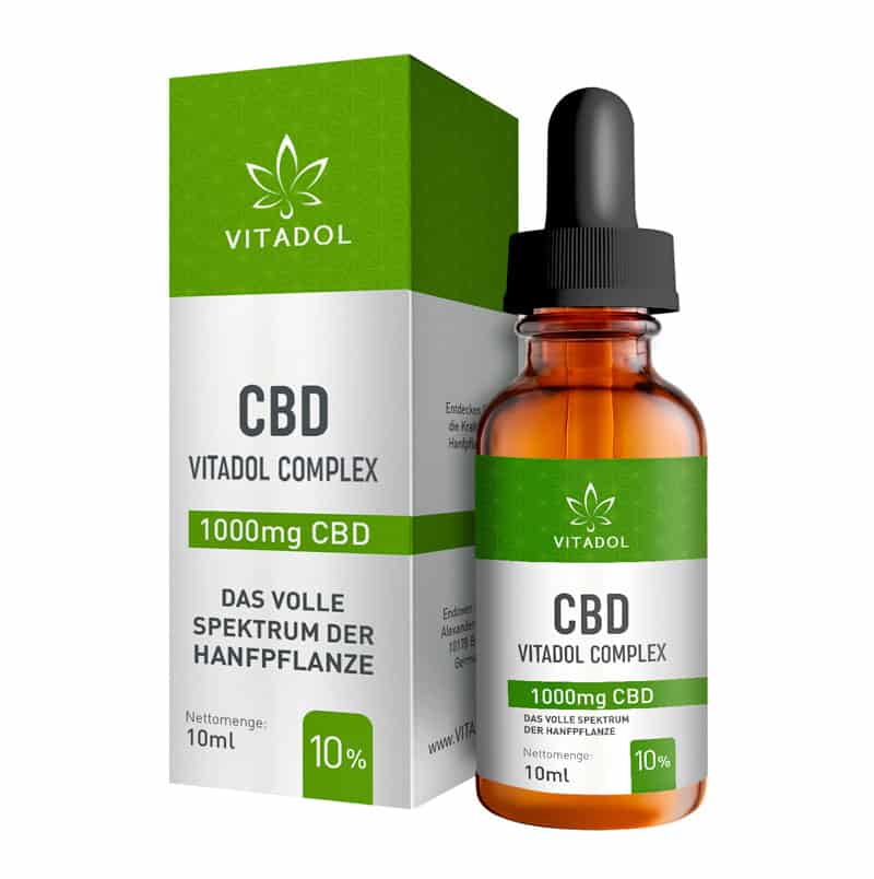 Vitadol Complex - Bio CBD Öl 10% (1.000mg) - 10ml Produktcover