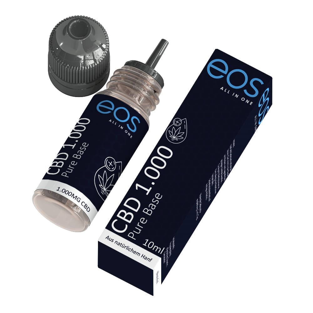 eos - CBD E-Liquid 10% (1.000mg) Pure Base 10ml Produktcover