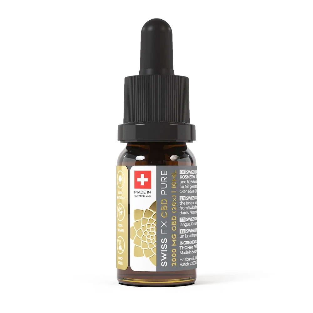 Swiss FX – THC frei CBD Öl 10 % (1.000 mg) 10ml