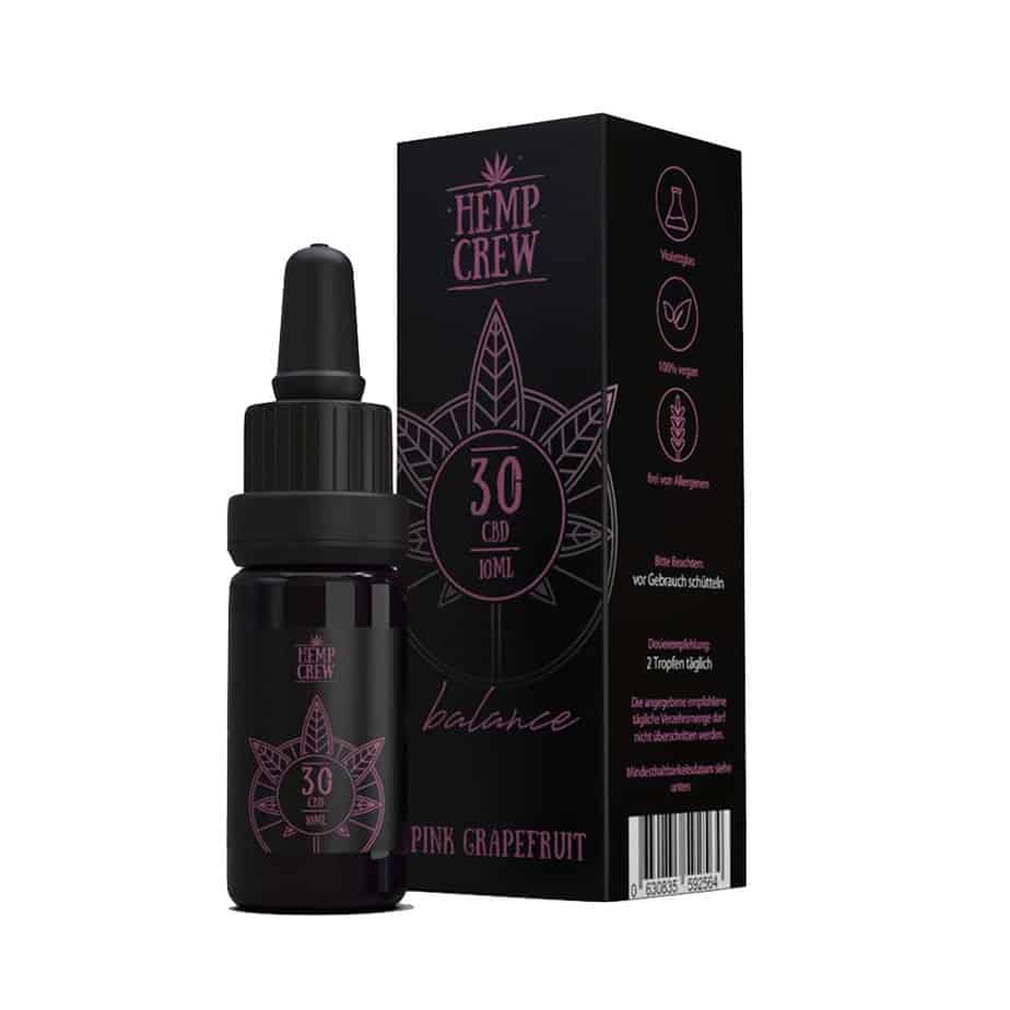 Hemp Crew - BALANCE - Pink Grapefruit - CBD Öl 30% (3.000mg) - 10ml Produktcover